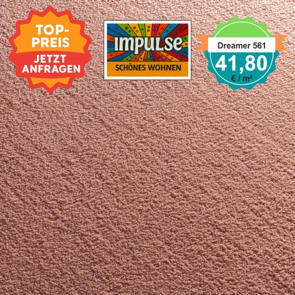 JAB Dreamer 561 – Velours Teppichboden 4 m  41,80 €/m²